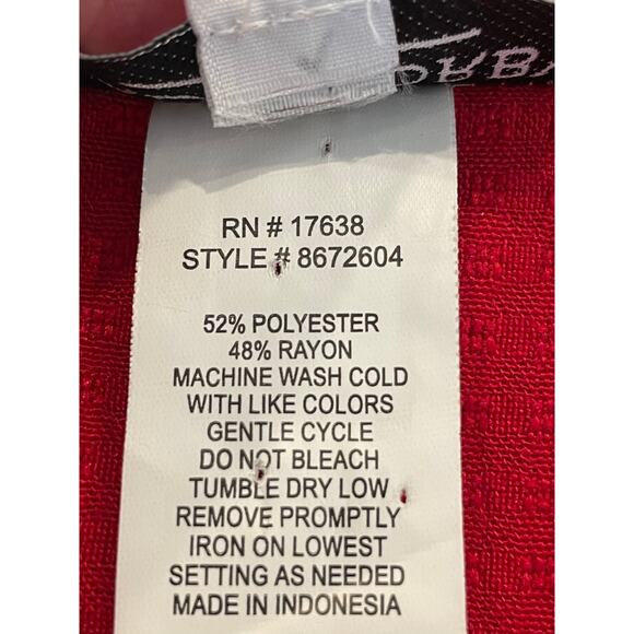 Lady Dorby red dress suit set 22W  90's Y2K  vintage Style - Picture 6 of 13